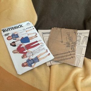 Vintage Butterick Sewing Pattern #3203 Size 4-5-6